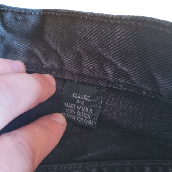 🌟3 For $15 SALE🌟 Vintage Harley Davidson Women's Black High Rise Straight Jeans - Picture 5 of 6